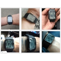 Large Digit Luminous LED Wristwatch Couple Gifts Waterproof Multi-function Sports Digital Watch
