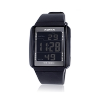 Large Digit Luminous LED Wristwatch Couple Gifts Waterproof Multi-function Sports Digital Watch