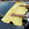 Large Size Microfiber Car Cleaning Towel Cloth Multifunctional Wash Washing Drying Cloths 92*56cm Yellow
