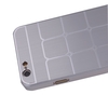 Lattice Grid Protective Brushed Aluminum Hard Back Case Cover Skin for Apple iPhone 6 Silver