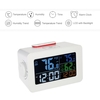 LCD ?/? Digital Indoor/Outdoor Thermometer Hygrometer Clock Temperature Humidity Meter Alarm Clock Snooze Backlight Color Screen Display With Transmitter