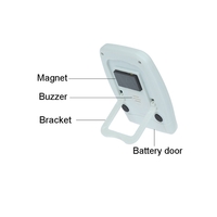 LCD Digital Alarm Timer with Triple Display 3-Line Timer Countdown Stopwatch