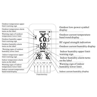 LCD Digital Wireless Indoor/Outdoor Thermometer Hygrometer