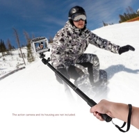 LDX-801 Aluminum Alloy Selfie Stick Kit Multi-functional Non-slip Extendable Handheld Selfie Stick + Mini Tabletop Tripod + Phone Holder + Action Camera Connector for GoPro and Other Brands of Action Cameras for 57mm-87mm Width Smartphones