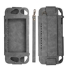 Leather Case Cover Screen Protector Protective Case for Nintendo Switch With Wrist Strap Lanyard