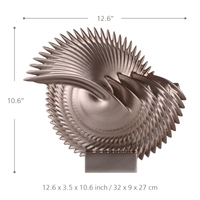 Leaves Tomfeel Fiberglass Sculpture Home Decoration Original Design Spine Leaf