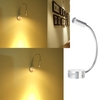 LED Bedside Lamp Reading Wall Lamps Soft Tube Adjustable 1W Background Mirror Light Flexible Warm Light Light Without Switch