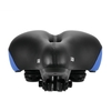Lixada Wide Bicycle Saddle MTB Mountain Bike Seat Road Bike Seat Cycling Cushion Saddle with Safety Taillight