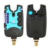 Lixada Wireless Fishing Bite Alarms Set Digital Fishing Alarm Kit LED Alarm Indicator Alert Bell Receiver Fishing Tackle with Zippered Box