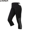 Lixada Women Tight Yoga Pants Stretchy Quick Drying Capri Pants Sports Leggings for Yoga Running