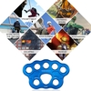 Lixida Outdoor 8 Holes Paw Rigging Plate 45KN Rescue Rock Climbing Mountaineering Equipment Multi Anchor Point Connector Gear