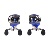 LMA200 10+1BB Ball Bearings Left Hand Baitcasting Fishing Reel High Speed 6.3:1
