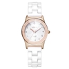 LONGBO 3ATM Water Resistant Woman Man Analog Quartz Watch Trendy Luxury Ceramic Wristwatch
