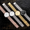 LONGBO Brand Fashion Modern Style Alloy Mesh Belt Men & Women Casual Watch Luxury Lovers Couples Watches Man Date Day Waterproof Woman Rose Gold Quartz Wristwatch 5009