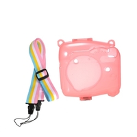 Lovely Camera Silicone Case Waterproof MINI8 Fluorescent Fine-quality Lightweight Waterproof Stylish Silicone Case