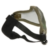 Lower Half Face Mask Metal Steel Net Mesh Tactical Hunting Military Airsoft Protective Mask