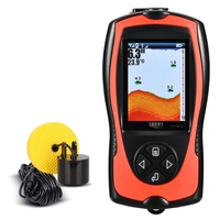LUCKY FF1108-1CT Portable Fish Finder 100M/300FT Depth Fish Alarm Wired Fish Detector