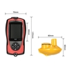 LUCKY Portable 2-in-1 Rechargeable 2.4inch LCD Wireless Sonar Transducer Depth Locator ICE Ocean Boat Fish Finder Alarm Fish Detector