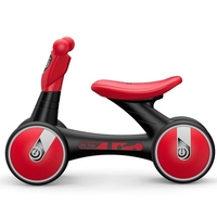 LUDDY Baby Balance Bike Bicycle Children Walker 12-36 Months No Foot Pedal Infant Four Wheels Toddler Bike First Birthday Gift