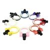 Luminous Racing Tow Towing Hook European Car Auto Trailer Ring Folding Screw-on Front Rear