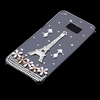 Luxury Cute 3D Glitter Handmade Crystal Bling Diamond Clear Transparent Hard PC Case for Samsung Galaxy S6 Edge Plus 5.7"
