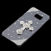 Luxury Cute 3D Glitter Handmade Crystal Bling Diamond Clear Transparent Hard PC Case for Samsung Galaxy S6 Edge Plus 5.7"