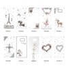 Luxury Cute 3D Glitter Handmade Crystal Bling Diamond Clear Transparent Hard PC Case for Samsung Galaxy S6 Edge Plus 5.7"