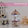 Luxury Dream 3-Horse Rotating Carousel Merry-go-round Windup Music Box