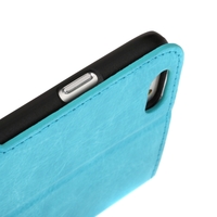 Luxury Flip PU Leather Hard Wallet Case Cover Pouch Stand Folded Magnetic Clip for Apple iPhone 6 Plus 5.5" Inch