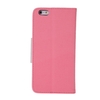 Luxury Flip PU Leather Hard Wallet Case Cover Textured Grain Pouch Stand Folded Magnetic Clip for Apple iPhone 6 Plus 5.5" Inches