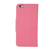 Luxury Flip PU Leather Hard Wallet Case Cover Textured Grain Pouch Stand Folded Magnetic Clip for Apple iPhone 6 Plus 5.5" Inches