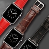 Luxury Geniune Watchbands Leather Strap Classic Stainless Steel Buckle Smart Watch Bands for Apple Watch iWatch 42mm