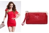 Luxury Women Clutch Bag Crocodile Pattern Genuine Leather Shoulder Chain Messenger Bag Purse