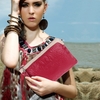 Luxury Women Clutch Bag Crocodile Pattern Genuine Leather Shoulder Chain Messenger Bag Purse