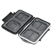 LYNCA Memory Card Storage Box Case Holder Protecter for 4CF+5SD+3XD+2TF+1MSPD ABS TPR Material Water-resistant Antiskid Camera Accessary Supply