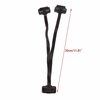 OBDII OBD 16 Pin Male To Dual Female Y Splitter Elbow Extension Connector Cable