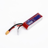 OCDAY 3S 11.1V 1800mAh 75C High Rate LiPo Battery XT60 for QAV220 250 280 RC FPV Racing Quadcopter Drone