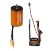 OCDAY B3650 5200KV 4P Sensorless Brushless Motor and Waterproof 60A Sensorless Brushless Car ESC 1/10 RC Car