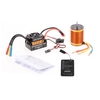OCDAY Waterproof 60A Brushless Car Electronic Speed Control ESC + 10T 3930KV 4P Sensorless Brushless Motor + Programming Board