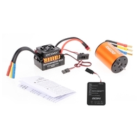 OCDAY Waterproof 60A Brushless Car Electronic Speed Control ESC + B3650 5200KV 4P Sensorless Brushless Motor + Programming Board