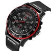 OCHSTIN Fashion Luminous Military Style Quartz Men Wristwatch Genuine Leather Water-Proof Casual Watch Masculino Relogio + Box