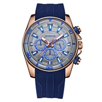 OCHSTIN Fashion Sport Silicone Men Watches Quartz 3ATM Water-resistant Luminous Man Wristwatch Calendar Chronograph