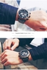 OCHSTIN Fashion Stainless Steel Men Watch Water-Proof Chronograph Casual Wristwatch Sports Style Man Casual Watch + Box
