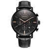 OCHSTIN Luxury Luminous Ultra Thin Quartz Men Casual Wristwatch Genuine Leather Water-Proof Military Watch Masculino Relogio + Box