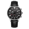 OCHSTIN New Fashion Luxury Genuine Leather Luminous Men Watch Calendar Quartz Analog Man Casual Wristwatch 30M Water-Resistant + Box