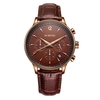 OCHSTIN New Luxury Brand Genuine Leather Men Business Watch Quartz Analog Water-Proof Mans Wristwatch Chronograph Calendar + Box