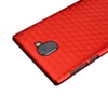 OCUBE Rhombic Lattice Phone Case for LEAGOO KIICAA MIX Hard Plastic Protective Phone Cover Anti-scratch Anti-shock