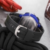 OHSEN Dual Display Digital Quartz Men Watch 5ATM Water-Proof Sports Watch Rubber Band Chronograph/Backlight/Alarm Masculino Relogio