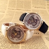 OKTIME Fashion Women Men Wristwatch Casual Luxury Trendy Stainless Steel Leather Belt Quartz Watches Gifts