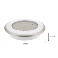 One Light LED Rechargeable Ceiling Cabinet Night Lamp with Remote Control